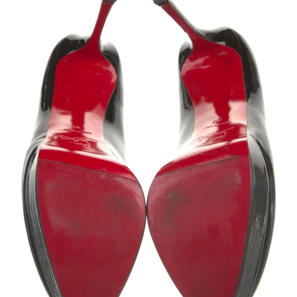 Pristine Paten Leather Christian Louboutin Platform 5 Inch Heels. - Picture 5 of 8